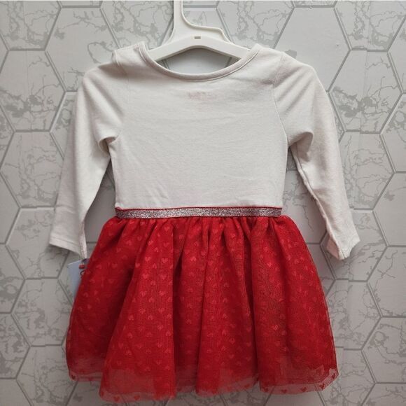 Nwt Girl's Holiday Christmas Valentine's Day Tutu Dress  - Picture 5 of 6